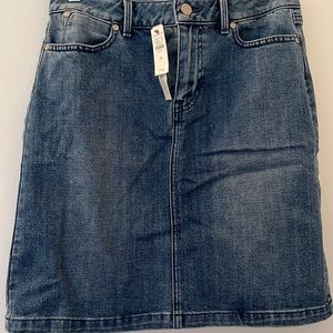 Talbots 2P Jean skirt - brand new with tags